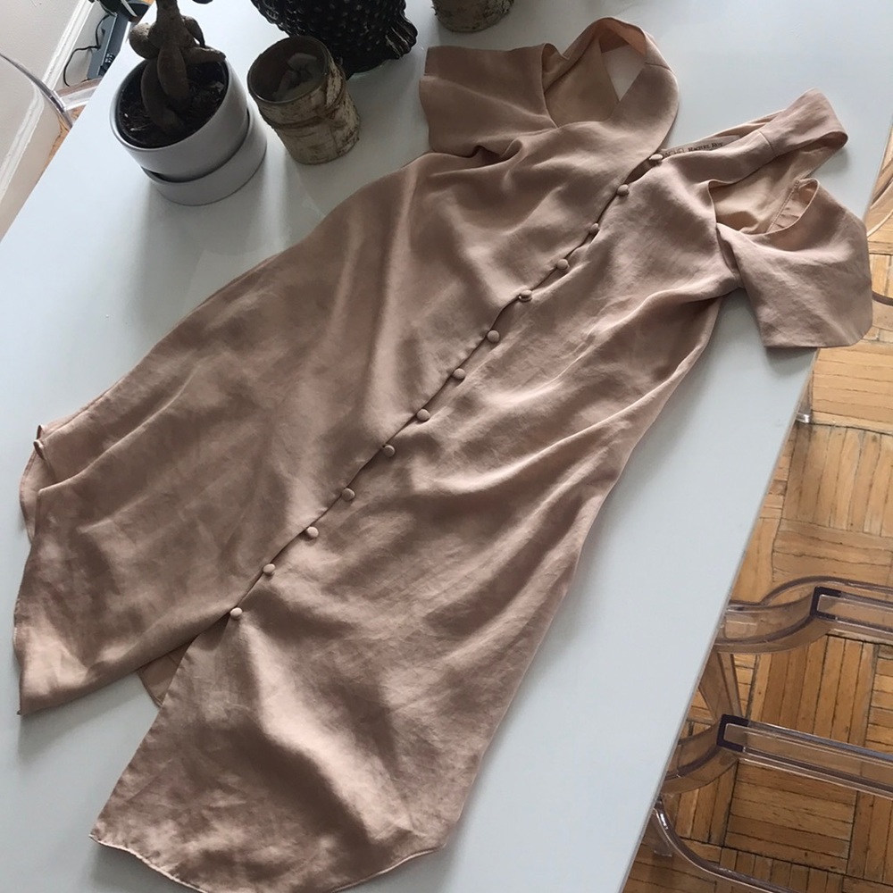 Rachel Roy Open Shoulder Shirt Dress